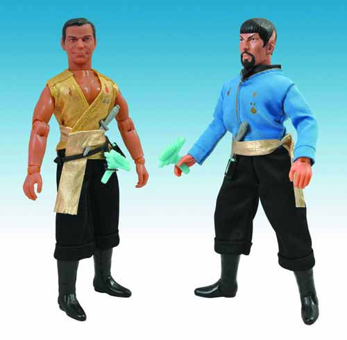 Star Trek Mirror Universe Retro Cloth Fig Asst Kirk/Spock --0