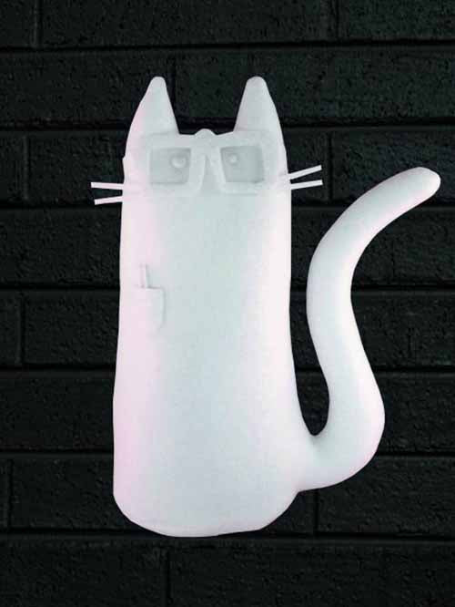 Kitty Go Nerdy 11in Plush Chalkdust Version --0