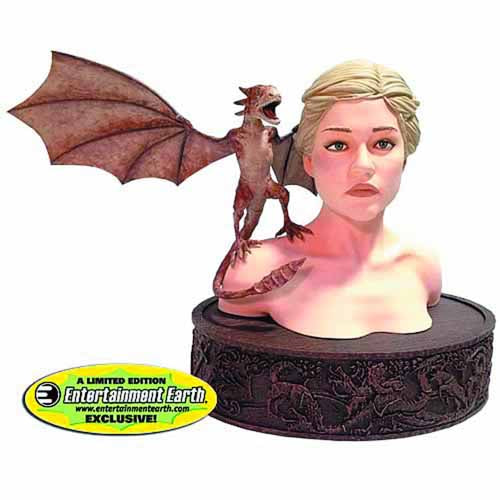Game Of Thrones Daenerys w/ Viserion Bust --0