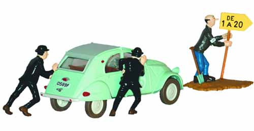Tintin Transports Thompsons Citroen #1 --0