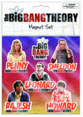 Big Bang Theory Flat Magnet 6-Pk 12-Piece Assortment --0
