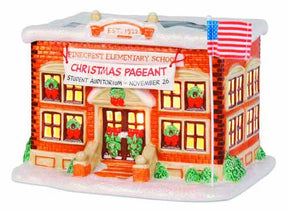 Peanuts Christmas Village Pinecrest Elementary --0