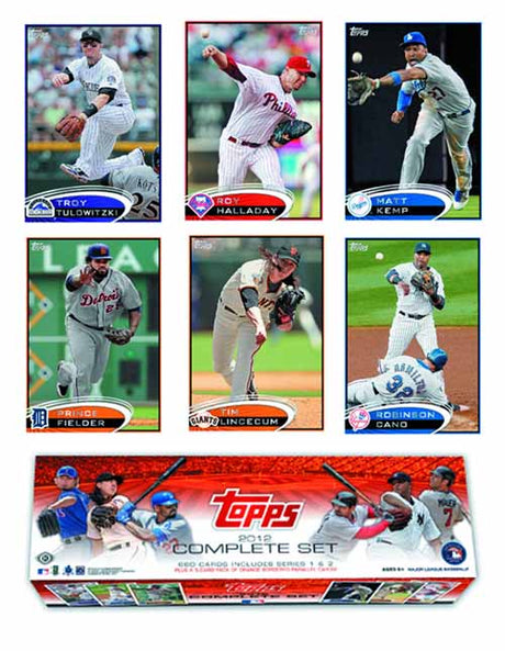 Topps 2012 Baseball Trading Card T/C Complete Set --0
