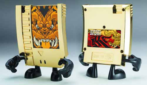 10-Doh Warning Asian Gold Vinyl Figure --0