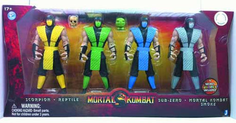 Mortal Kombat 6-In Retro Ninja Action Figure 6-Pack --0