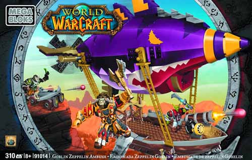 Mega Bloks World of WarCraft WOW Goblin Zeppelin Set --0