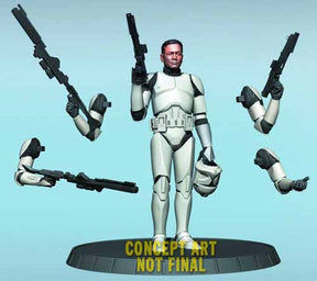 Star Wars White Clone Trooper Deluxe Statue -- Gentle Giant --0