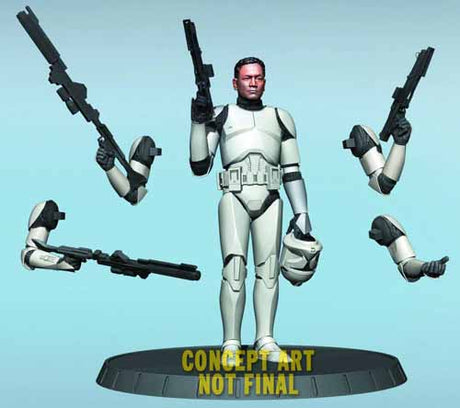 Star Wars White Clone Trooper Deluxe Statue -- Gentle Giant --0