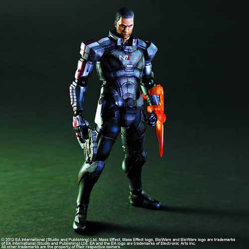 Mass Effect 3 Play Arts Kai Commander Shepard --0