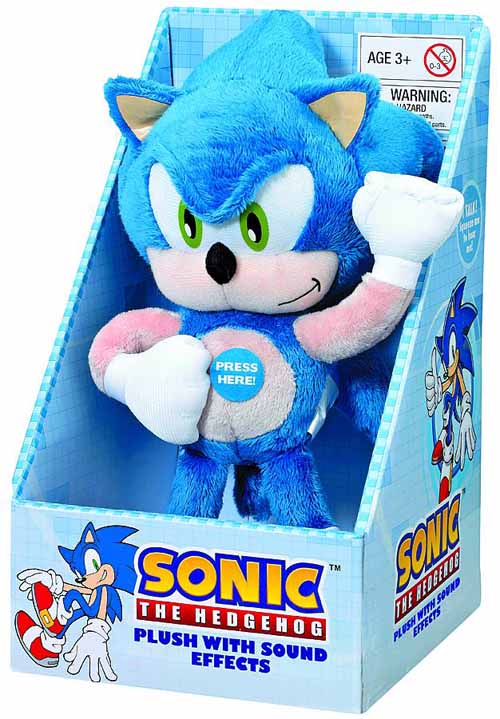Sonic The Hedgehog Medium Talking Plush 6 Piece Assortment --0