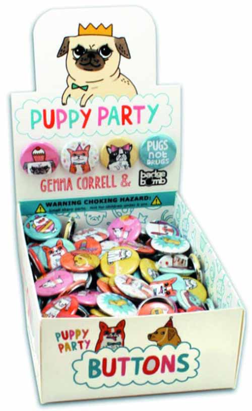 Puppy Party 1In Pin 200 Piece Ds --0