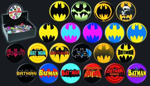 Batman Logo 144 Piece Button Assortment --0