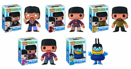 Pop Rocks Beatles Vinyl Figure 5 Piece Assortment --0
