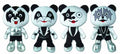 Kiss Panda Plush Assortment --0