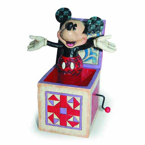 Disney Traditions Mickey In The Box Figurine --0