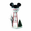Disney Mickey Xmas Village Mickey Watertower --0