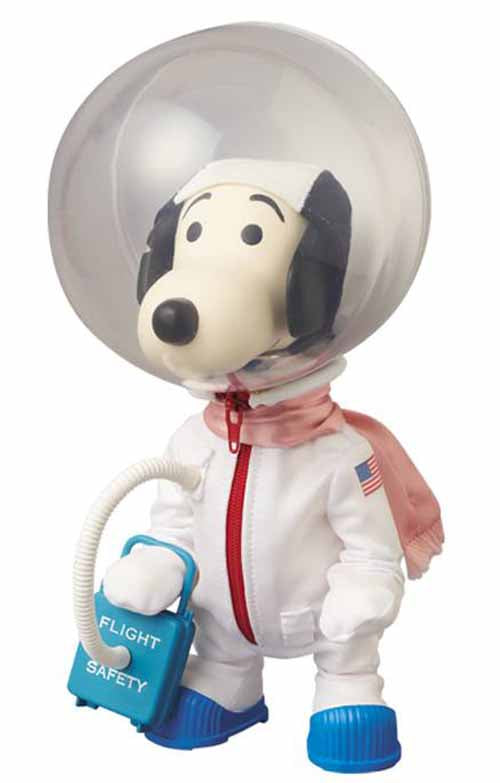 Peanuts Snoopy Vinyl Collector Doll VCD Astronauts Version --0
