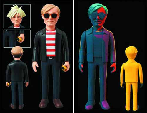 Andy Warhol VCD Vinyl Collector Doll -- Medicom --0