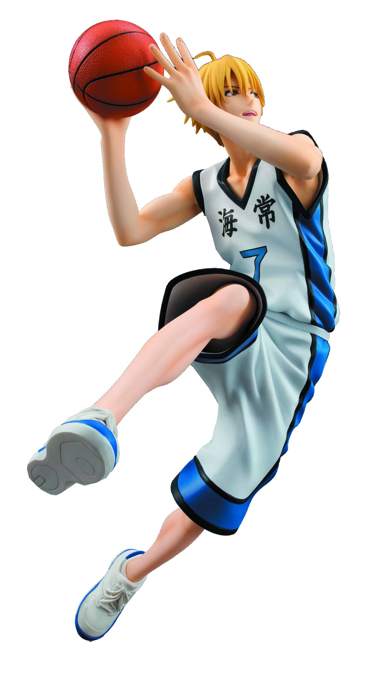 Kurokos Basketball Ryoya Kise White Uniform PVC Figure --0