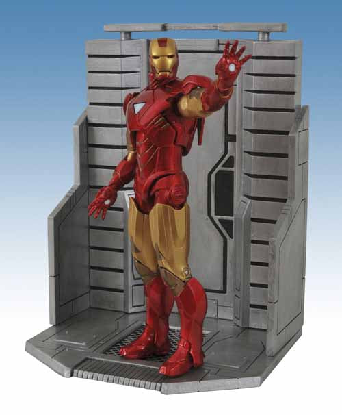 Marvel Select Avengers Movie Iron Man Mark VI Figure Case --0