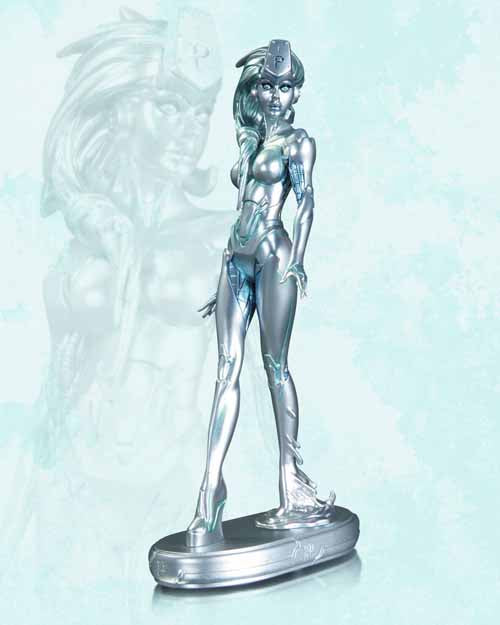 DC Comics Cover Girls Platinum Statue --0