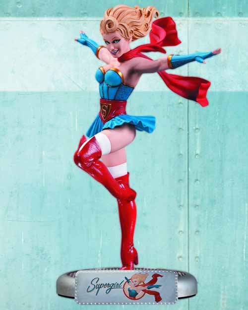 DC Comics Bombshells Supergirl Statue --0