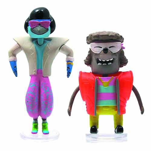 Regular Show 3-In 80S Bobblehead W/Glasses Assortment --0