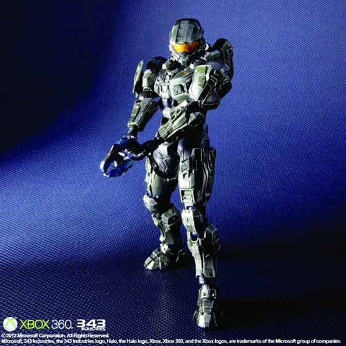 Halo 4 Play Arts Kai Master Chief Action Figure --0