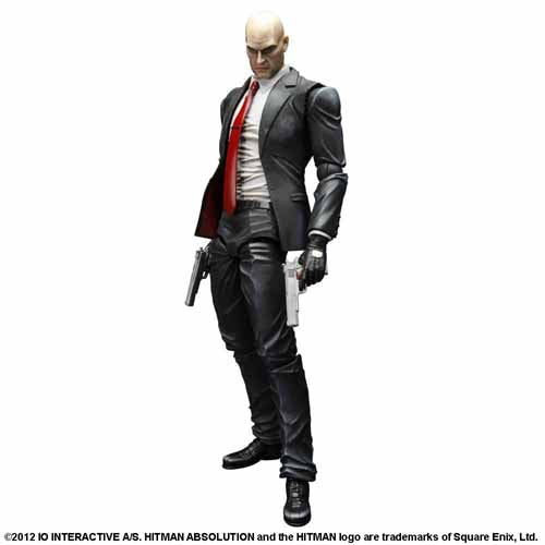 Hitman Absolution Play Arts Kai Agent 47 Action Figure --0