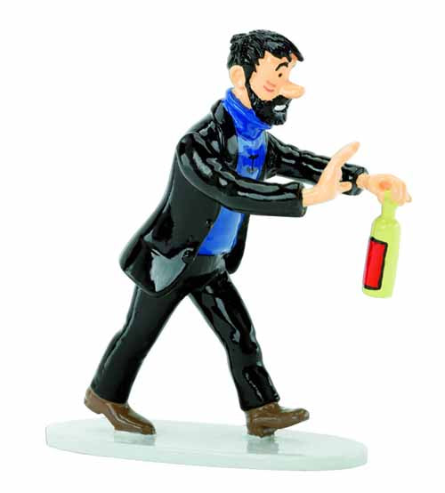 Tintin Haddock With Bottle Lead Figurine --0