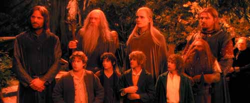 Middle Earth ECG Lord of the Rings Fellowship Ring Starter --0