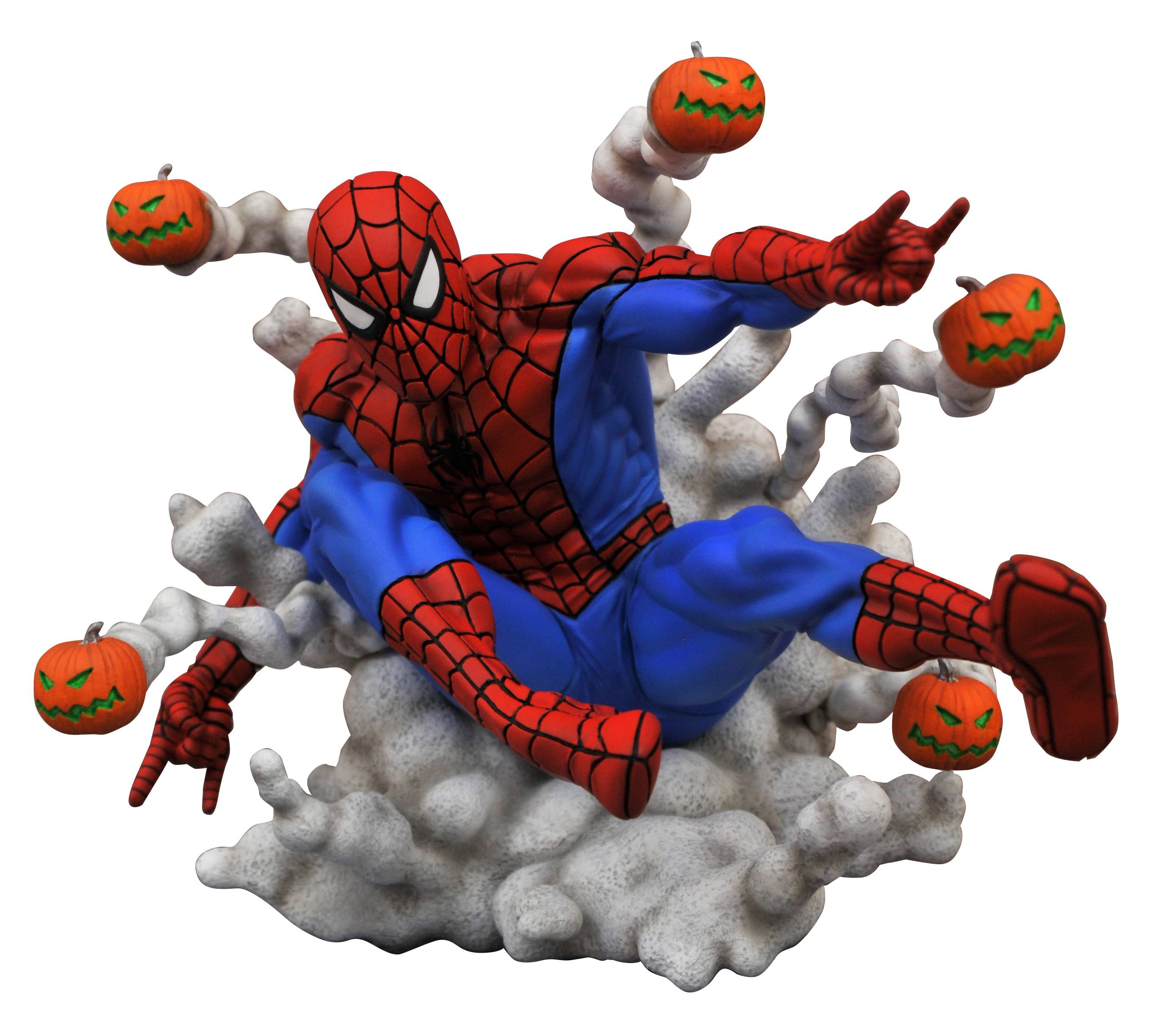 Marvel Gallery Spider-Man Pumpkin Bomb PVC Statue Avengers Diamond --0