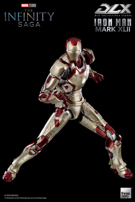 Marvel Infinity Saga Iron Man Mark 42 DLX 1/12 Scale Action Figure --2