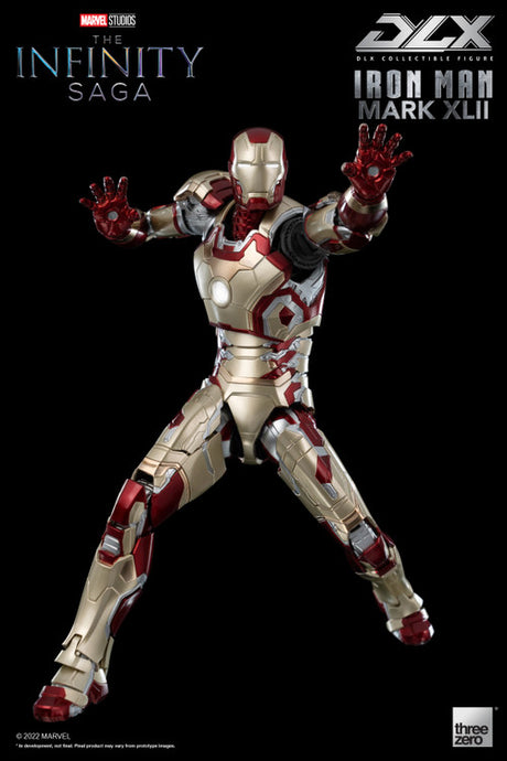 Marvel Infinity Saga Iron Man Mark 42 DLX 1/12 Scale Action Figure --5
