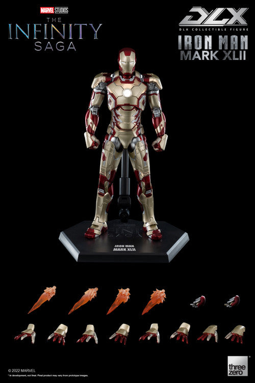 Marvel Infinity Saga Iron Man Mark 42 DLX 1/12 Scale Action Figure --0