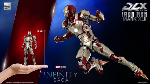 Marvel Infinity Saga Iron Man Mark 42 DLX 1/12 Scale Action Figure --8
