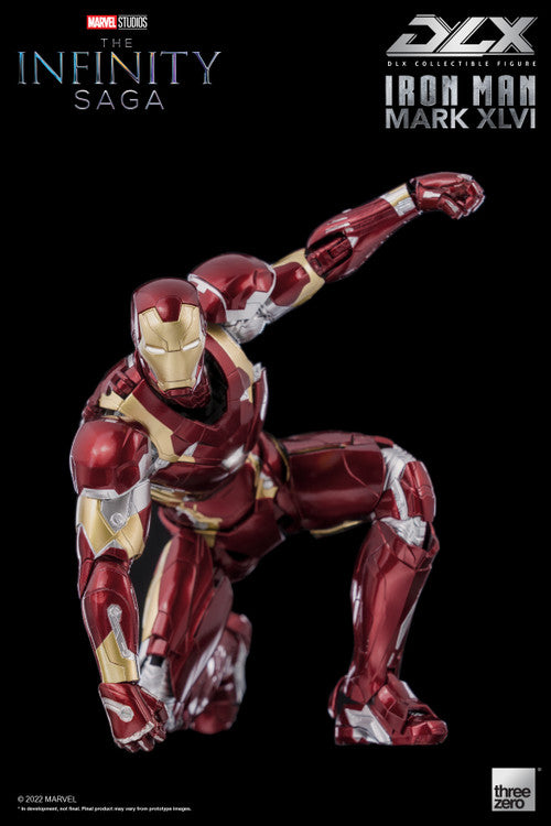 Marvel Infinity Saga Avengers Iron Man Mark 46 DLX Deluxe 1/12 Scale Action Figure --9