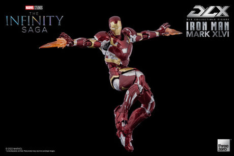 Marvel Infinity Saga Avengers Iron Man Mark 46 DLX Deluxe 1/12 Scale Action Figure --2