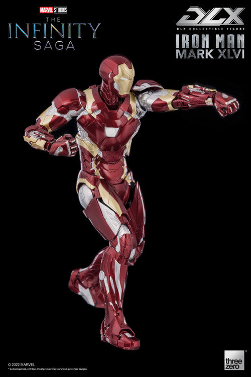 Marvel Infinity Saga Avengers Iron Man Mark 46 DLX Deluxe 1/12 Scale Action Figure --7