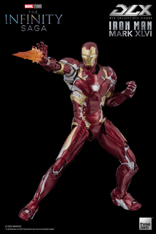 Marvel Infinity Saga Avengers Iron Man Mark 46 DLX Deluxe 1/12 Scale Action Figure --10