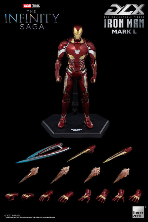 Marvel Infinity Saga Avengers Iron Man Mark 50 DLX Deluxe 1/12 Scale Action Figure --0