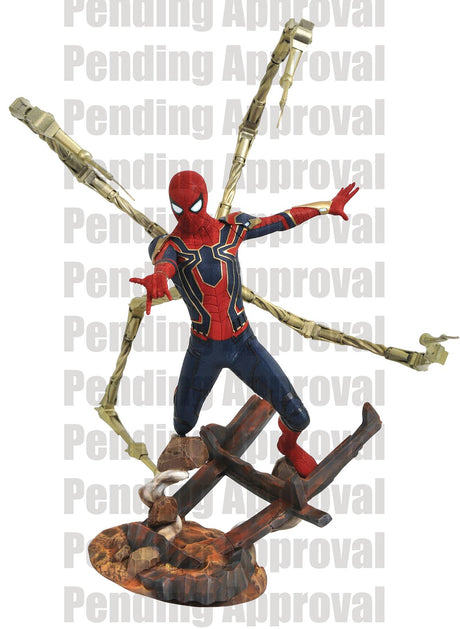 Marvel Premiere Avengers 3 Iron Spider-Man Statue | Avengers Diamond --0