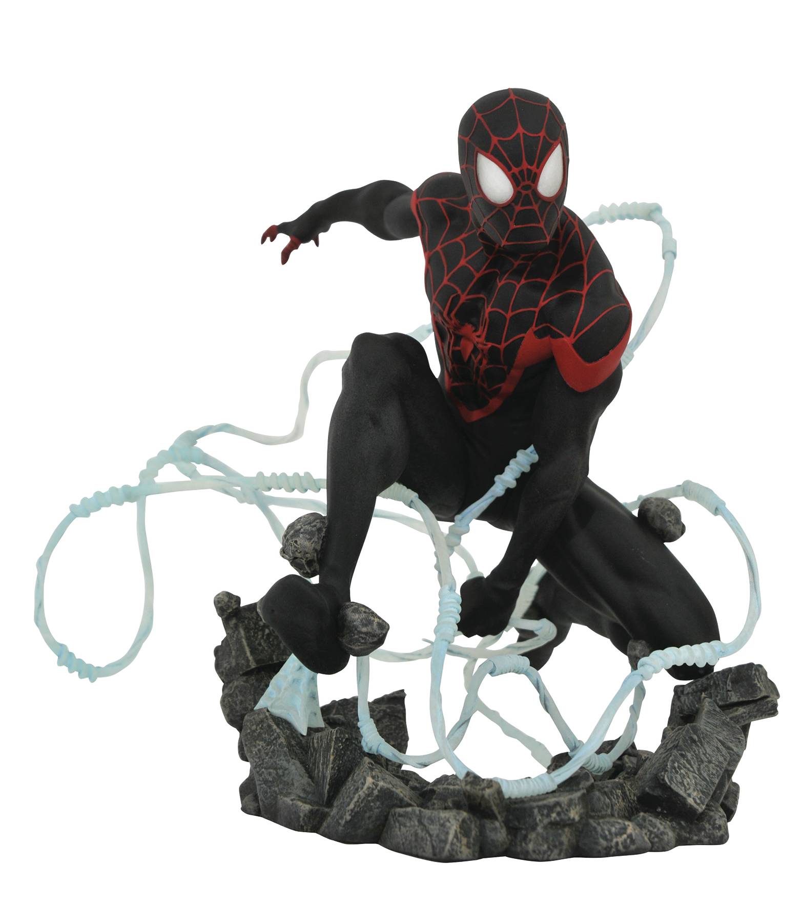 Marvel Spider-Man Miles Morales Premier Collection Statue Diamond --0