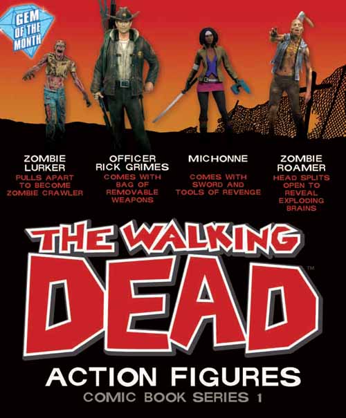 Walking Dead Comic Series 1 Action Figure Assortment --0