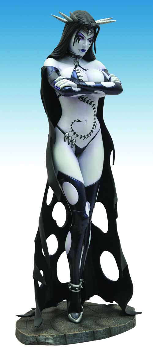 Femme Fatales Raven Hex Pvc Statue --0