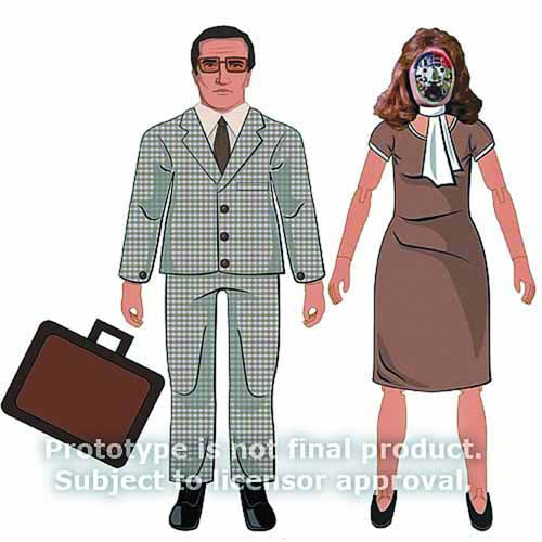 6 Million Dollar Man Oscar & Fembot Action Figure Asst --0