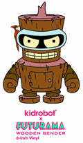 Futurama Wooden Bender 6in Vinyl Figure --0
