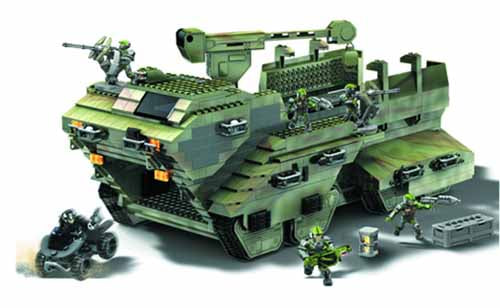 Mega Bloks Halo Unsc Elephant Set --0