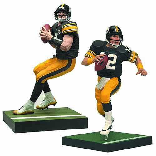 TMP Sports NFL Bradshaw/Big Ben Action Figure 2-Pack Case --0