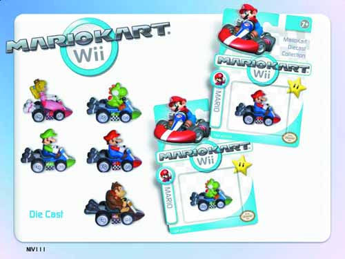 Mariokart Wii Die-Cast 12-Piece Assortment --0